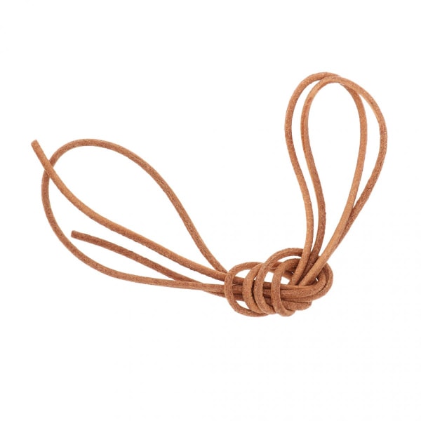 1 m rund läder sladdtråd för Kumihimo smycken armband