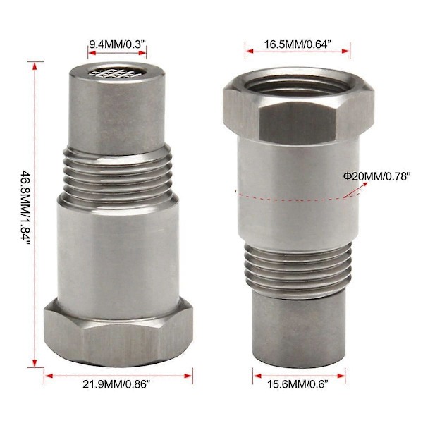 [RM][KK] 2PC M18X1.5 Oxygen Sensor with CEL Fix - High-Quality Car O2 Sensor and Engine Light Solution Car Accessories