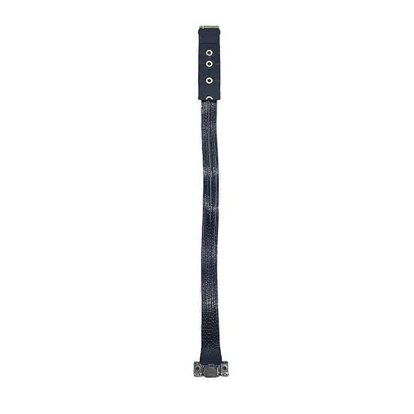M.2 til Oculink 4i Forlengelseskabel for M.2 Mkey NVME til SFF8611 Adapterkabel PCIe 4.0 X4 Gen4 Sølv