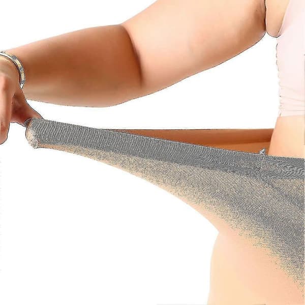 Dame 2 par Plus Size Control Top Ultrabløde Strømpebukser
