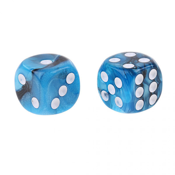 30 st Akryl Fyrkantiga Prickiga Tärningar Leksaker För Brädspelstillbehör TRPG DND MTG
