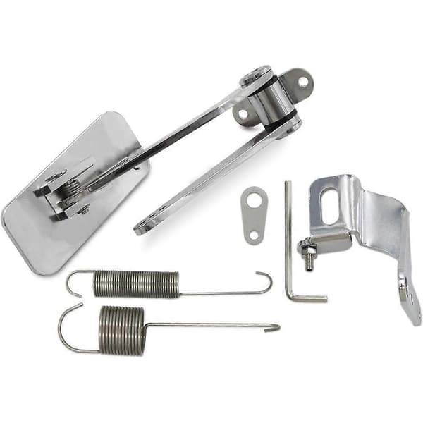 Universal aluminium gaspedal med flettet gaskabel i rustfrit stål 36 tommer sæt med 24 tommer ærme biltilbehør