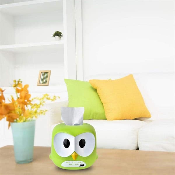 Papirholder Hjem Papirkasse Børn Papirkasse Ugle Design Sølv Papirdispenser Papirkasse Grøn A