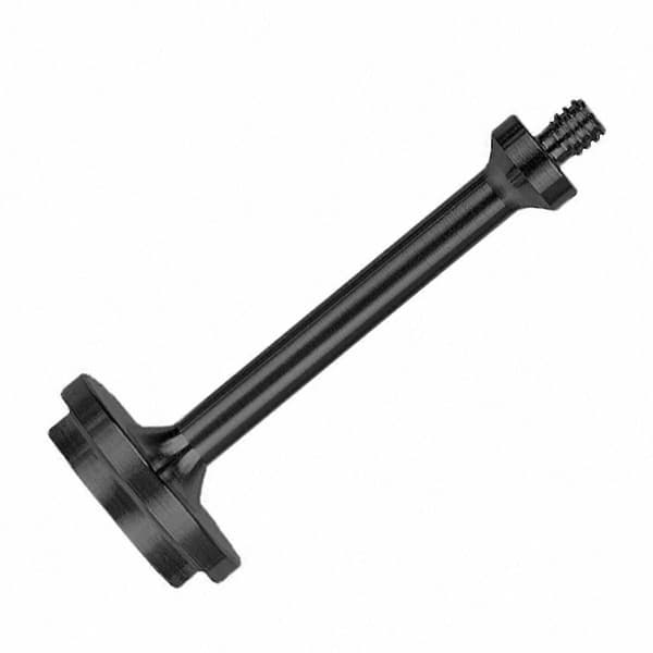 Bärbar svart lyktgasbehållarfäste med 1/4-adapter för camping