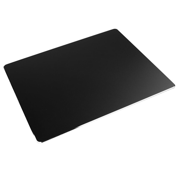Smidig musmatta i aluminiumlegering för dator, laptop, notebook, svart