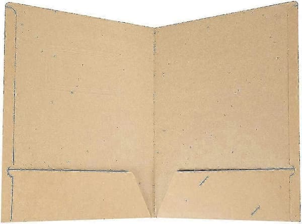 [RM]10-pack Cardboard Folder with Flap A4 Kraft Paper Insert File Folder