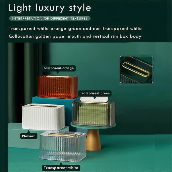 [RM] Tissue Box, Creative Tissue Box for Organizing Storage Accessories, Creative Tissue Box for Living Room