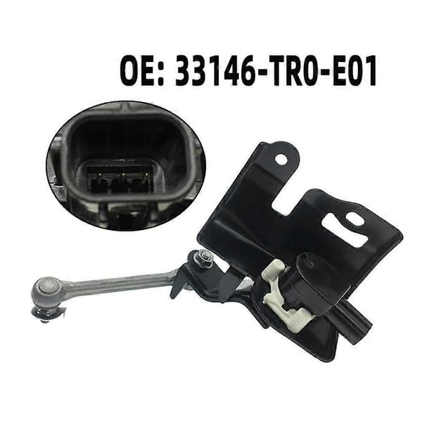 Kropshøjdesensor Forlygte Justerbar Enhed 33146-TR0-E01 33146TR0E01 til Honda Civic Acura ILX Black