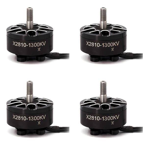 4X E-POWERRC X2810 2810 1300KV Borstlös Motor RC Flygplan Quadcopter Racing FPV Multi-Rotors Drönarmotorer Delar Black