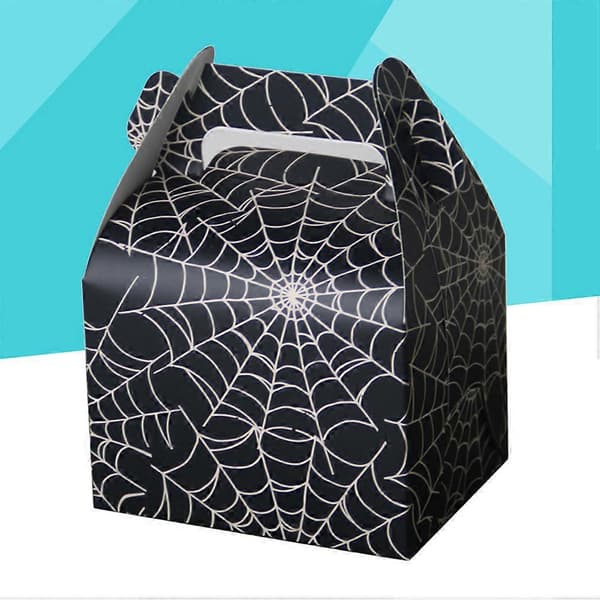 Svart Godislåda Halloween Godisboxar för Godisförvaring 24st