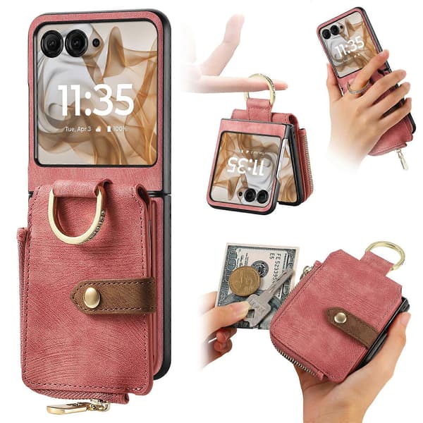[RM]Telefonetui til Motorola Razr 50 Pink