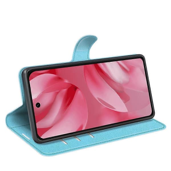 [RM] Litsi-nahkainen puhelinkotelo Google Pixel 10 / 10 Pro -puhelimelle Blue For Google Pixel 10 / 10 Pro