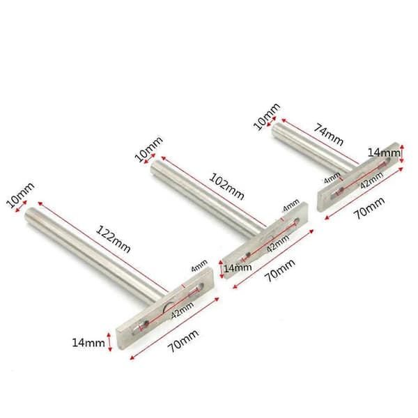 4PCS 3\" Fällbara hyllkonsoler Dolda flytande vägghyllkonsoler för kraftig konsol T-formad skruv