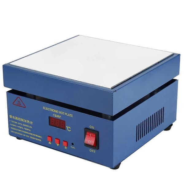 [RM] Elektrisk varmeplade 200x200mm 800W LED forvarmestation 220V