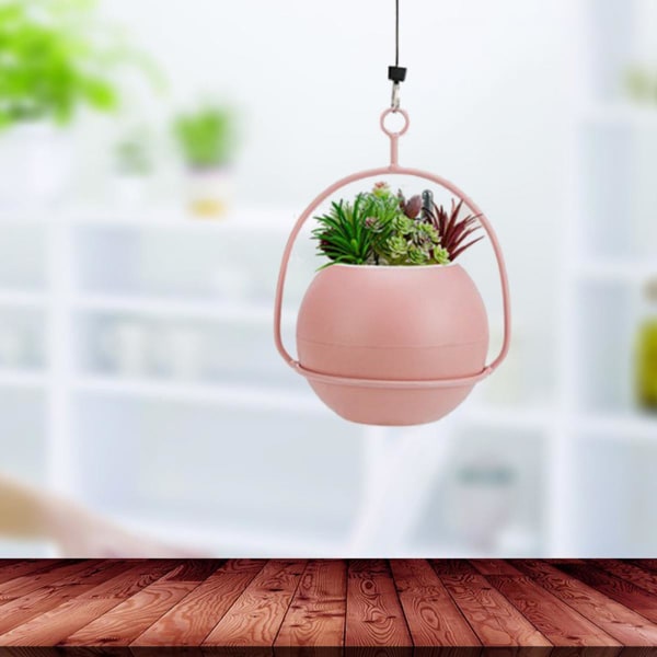 Kreativ Växtupphängare Hängande Planteringskruka Krukhållare Pot De Fleurs Sakura Rose