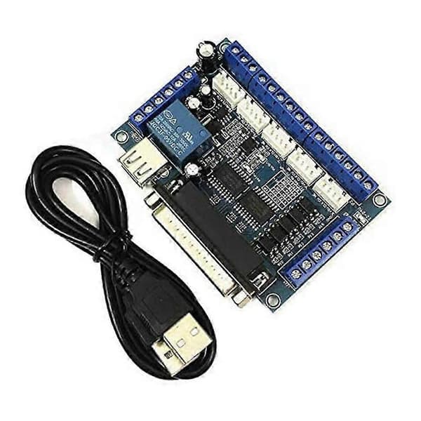 Driver Board Graveringsmaskine 5-akset CNC Breakout Board med optisk kobler til stepmotor-drevcontroller