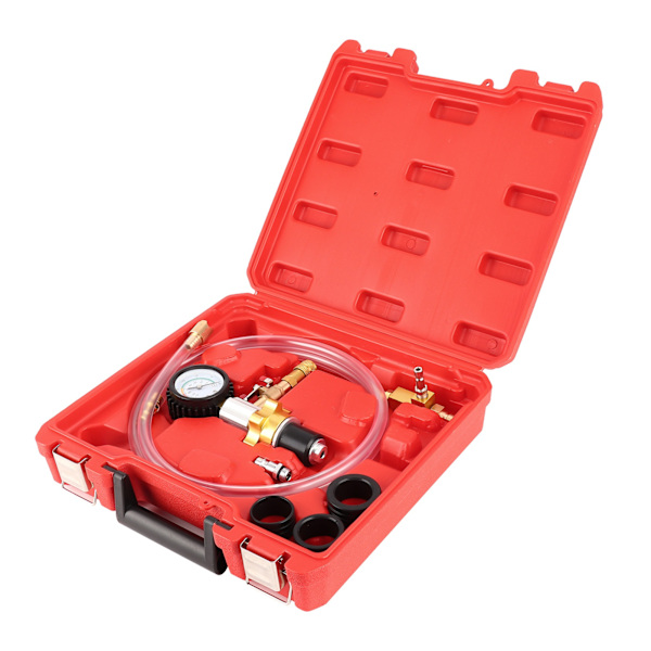 [RM]Car Radiator Coolant Refill Purging Kit Quick Coupler Evacuate Leaks Test Vacuum Cooling System