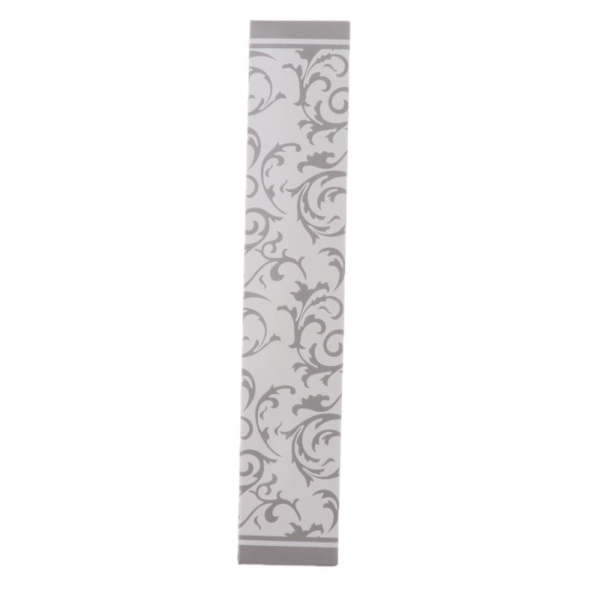 21CM Handhållen Fällbar Partyfläkt Med Silver Presentförpackning