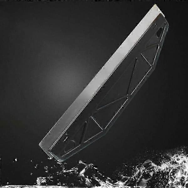DIY Tapetskrapeverktøy med plasthåndtak og 300 mm rustfritt stålblad Black
