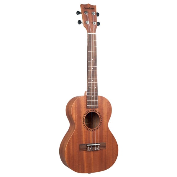 Ukulele i Sapele-trä, 18 band, 4 strängar, 26 tums stränginstrument