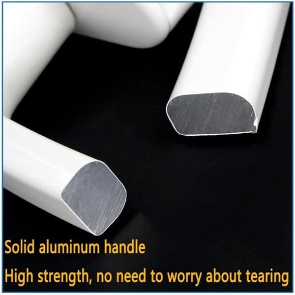[RM]Window Handle, 2 Pcs Window Handles, Hole Distance 43mm Window Lock for Plastic Steel Window White Door Handle