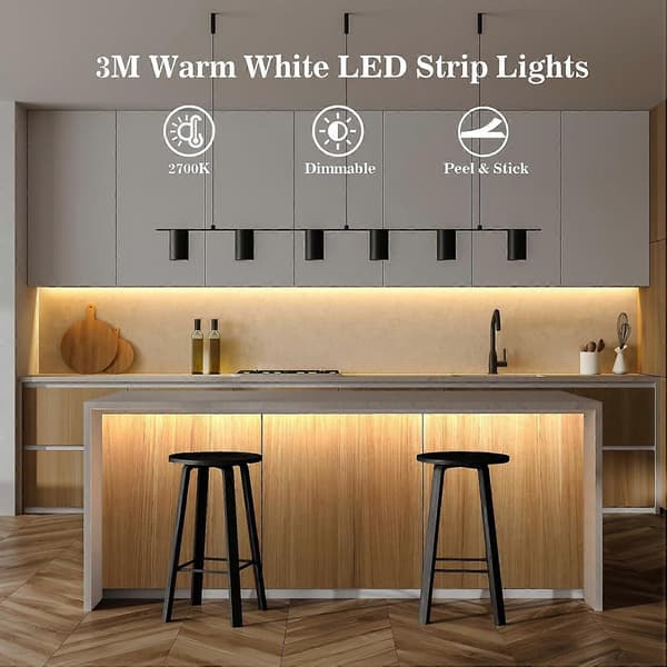 [RM]3m Battery LED Strip Lights with Remote, 90 LED Light Strip Waterproof, 8 Modes, Dimmable, Timer, Self-Adhesive, Cuttable for Bedroom Mirror