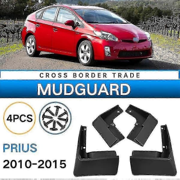 Bilskærme til Prius 2010-2015 Stænklapper Stænkskærme Stænkskærme Dækker Mudder Bilhjul Tilbehør