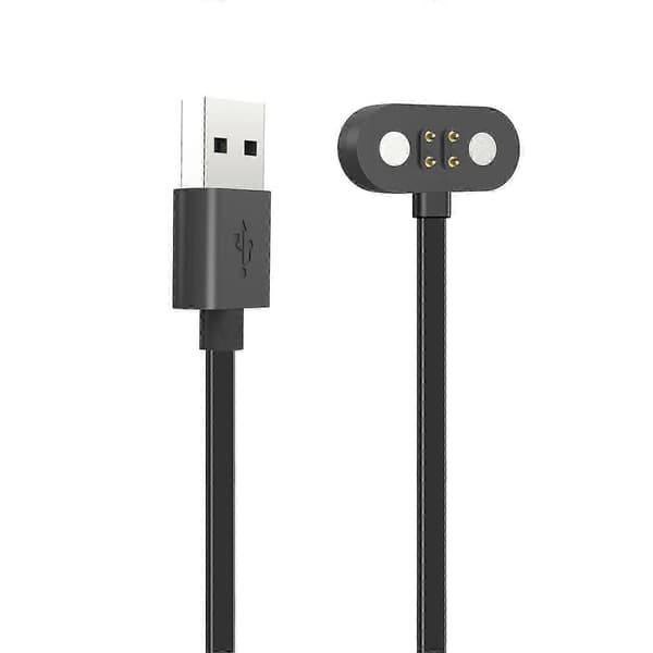 USB 4-bens magnetisk suge-USB-opladerkabel Hurtigopladningskabel til Mojawa Run Plus-øretelefon