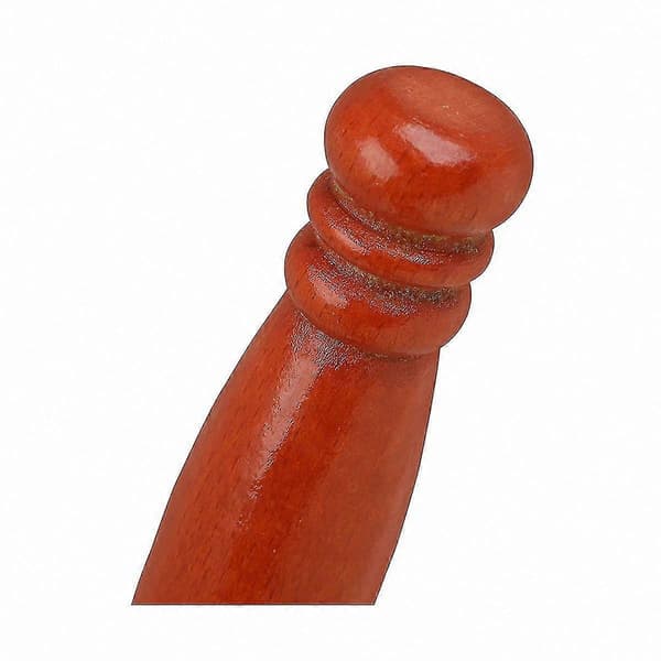 Tilbehørssæt til musikalsk skål med gummistok og sort forklæde til lydhelbredende instrumenter RedWhite