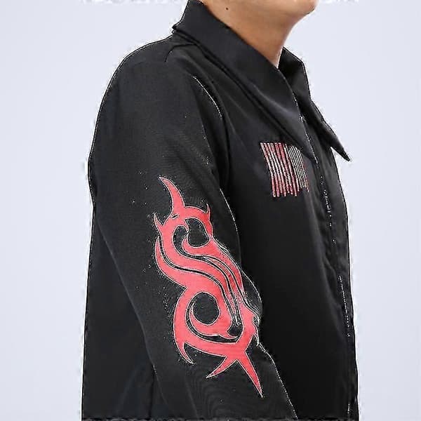 [RM] Slipknot Cosplay Kostume Jumpsuit til Halloween - Løs pasform L