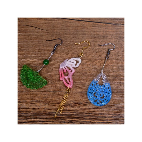 Set silikon smycken form för vintage DIY Knot Charms hänge