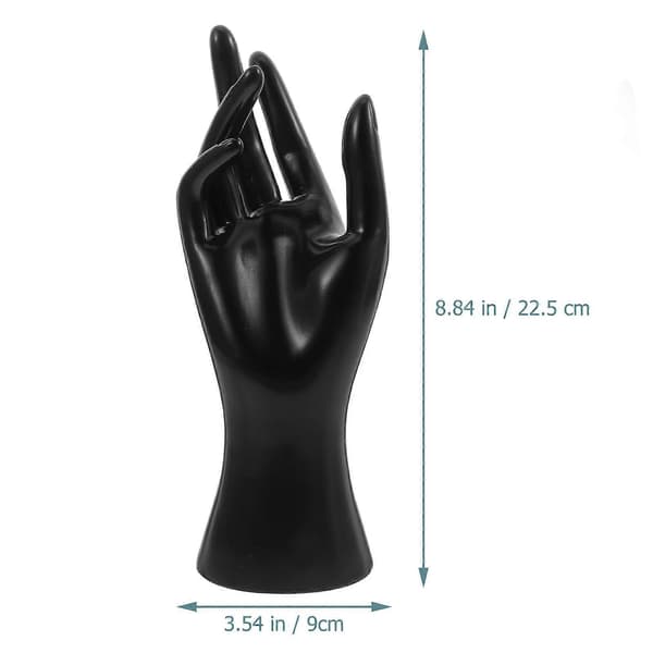 [RM]2 pcs Home Decor White Hand Ring Display Bracelet Support Hand Jewelry Display Holder Ring Display Stand