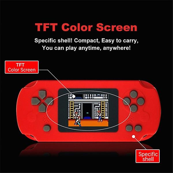 Bärbar Mini Handhållen Videospelskonsol TFT Färgskärm
