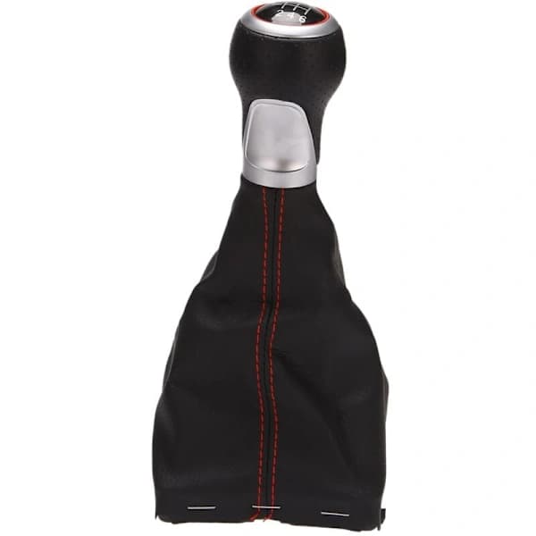 Gear Shift Knob Gear Shift Cover Gaiter Gear Shift Boot for A4 S4 B8 2008-2015 CC 2009 2010 6 Speed