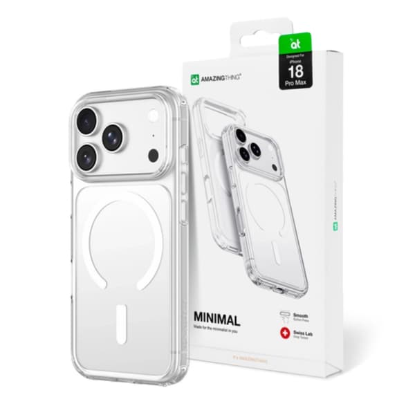 AmazingThing Mobilcover til iPhone 18 Pro Max/17 Pro Max Magsafe - Klar 100