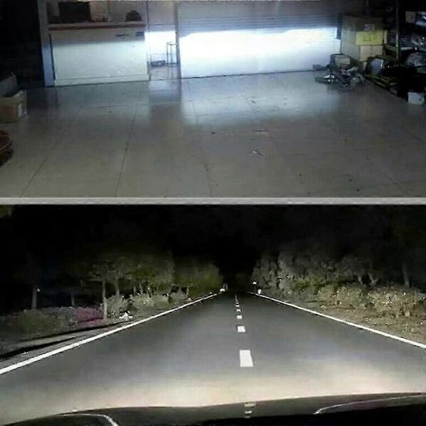 2-pak LED-pærer til billygter, 120W erstatning 6500 K