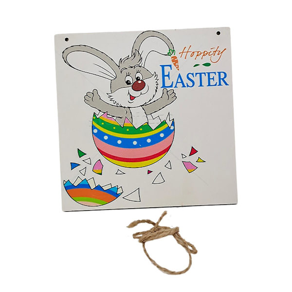 Påsk Träpresenter Dekor Hantverk Kanin Annons eierfarben ostern E