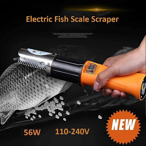[RM] Electric Fish Scaler, Powerful Cordless Fish Scaler