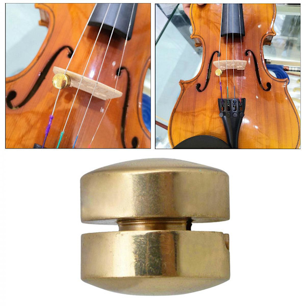 1x mässingsknopp typ 1/4-4/4 Wolf Tone Eliminator Tone Adjuster Violin