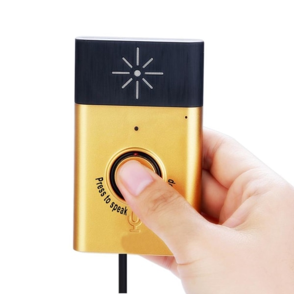 Trådlös WiFi Dörrklocka 2-Vägs Samtal Smart Dörrklocka Intercom Guld