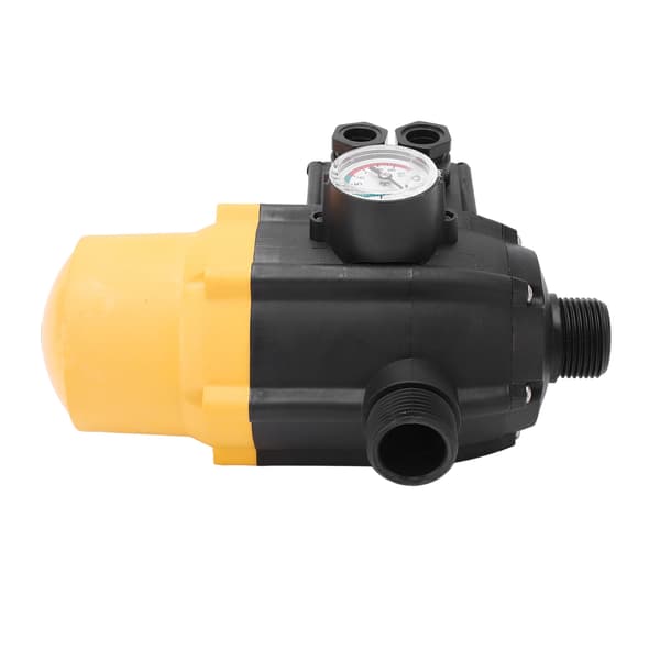 [RM]Water Pump Pressure Control Switch Waterproof Adjustable Electronic Controller Yellow 220V-240V 1.1kw
