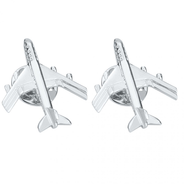 2 st Söta Slagstift Set Tecknad Flygplan Broscher Pins Märken För Kläder Ryggsäckar Jackor Hatt DIY