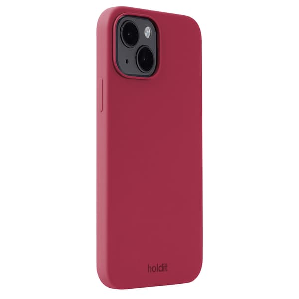 [RM]holdit iPhone 15 -silikonikuori, Red Velvet