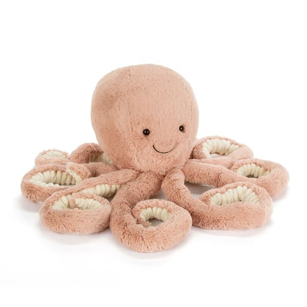 Jellycat 49cm Odell Blæksprutte blødt legetøj