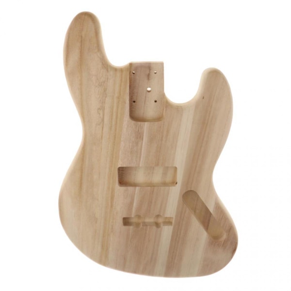 Obehandlad Elgitarrkropp Lönn Tom Vit Gitarrkropp för JB Stil Basgitarr DIY Delar, Perfekt för Anpassning