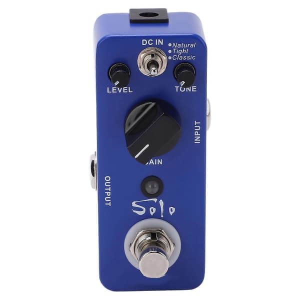 [RM] Distortionpedal Metall Mini Effekter Høj Gain Elguitar Effektor 3 Tilstande MDS5
