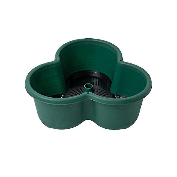 [RM]Vertical Stackable Planters for Gardening, for Strawberries, Flowers, Vegetables, Three-Dimensional Planters (5 Pcs.) Green