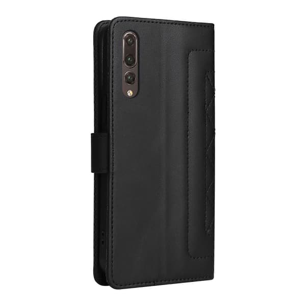 [RM] Læder Flip-etui til Huawei P20 Pro Black