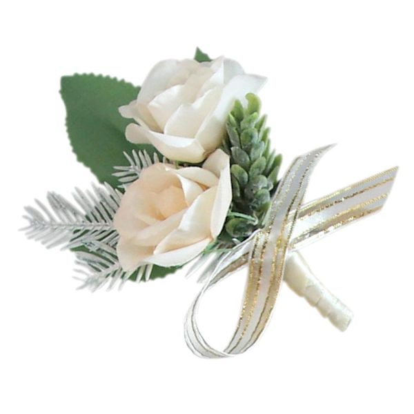 Boutonniere Corsage Bröllopsnål Brud Brosch