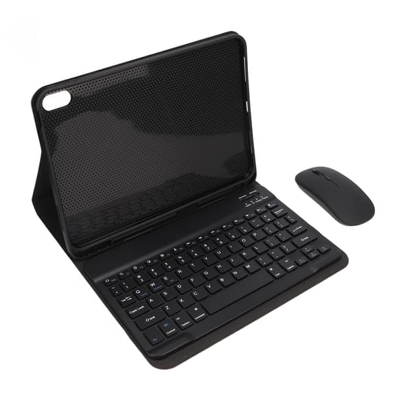 iPad 10.9 inch 2022 Generation 10 Keyboard Case with Magnetic Auto Wake Pen Holder Black[RM]